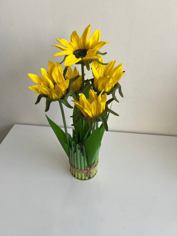 Standing Sunflower Bunch (Multiple colors)