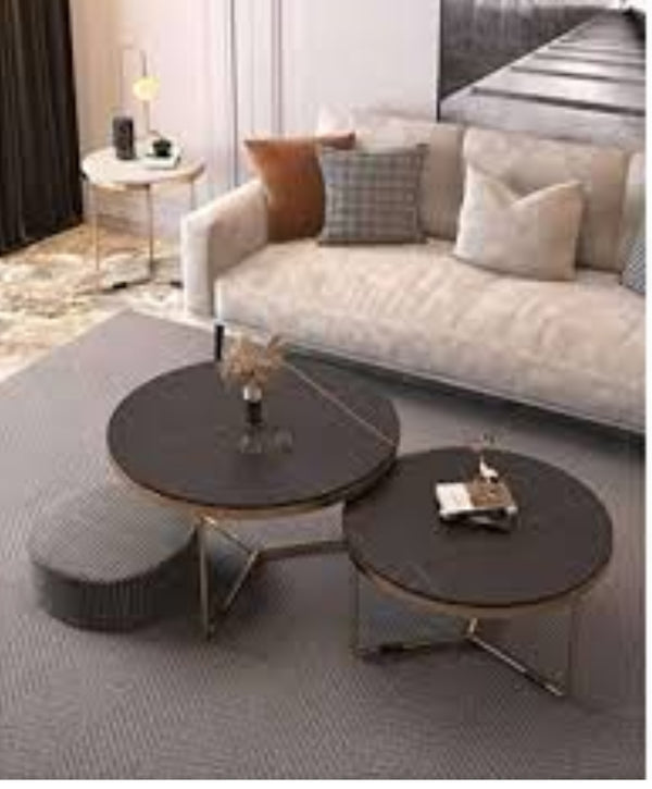 Luxury centre table set  of 2 table