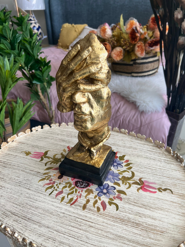 Hand Face Silent Man decor Premium