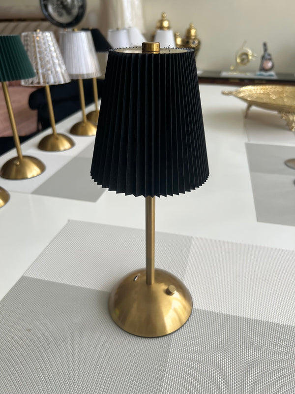 Black Led Rechargeable lamp 01