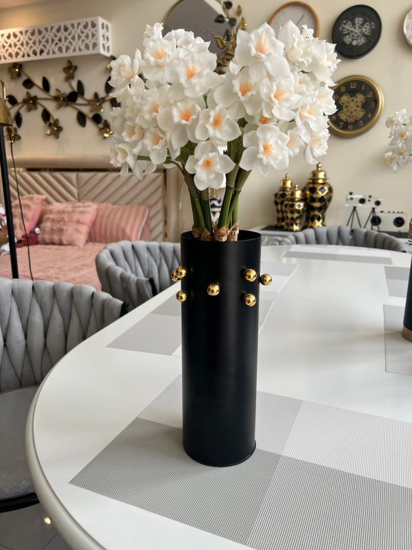 Black Metal Vase 03