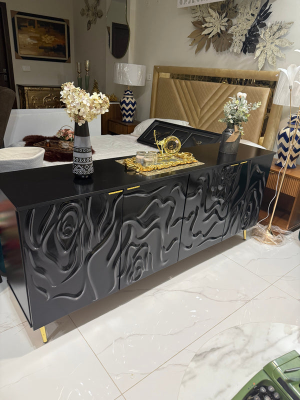 Florecence  Side Board Black