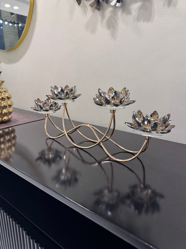 Glass candle stand 01