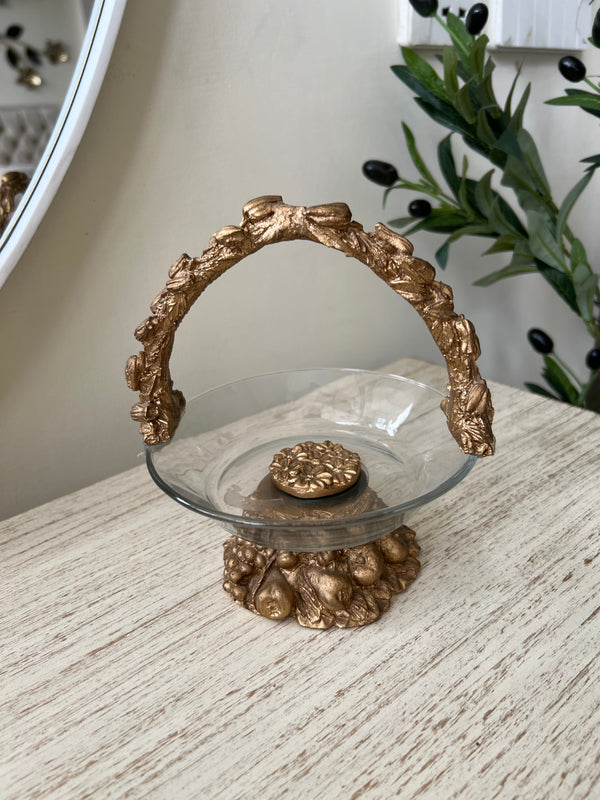 Gold basket small