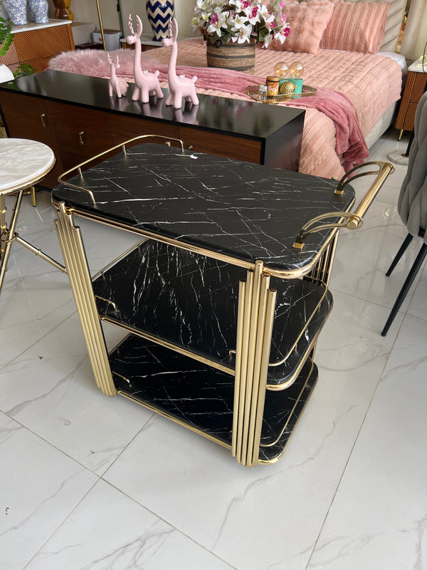 Imported Tea Trolley Black
