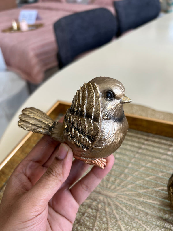 Gold decoration Bird 01