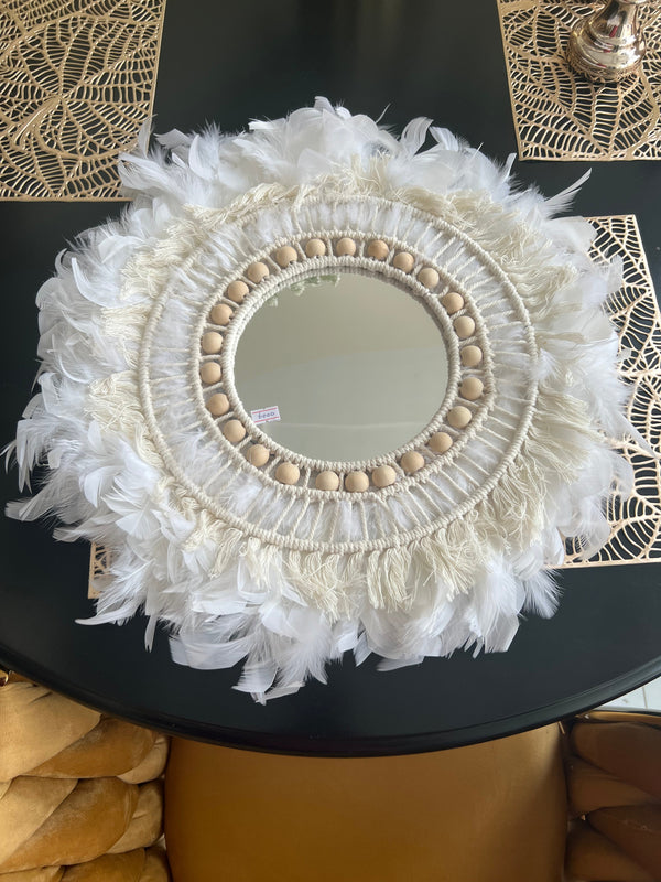 Macrame mirror