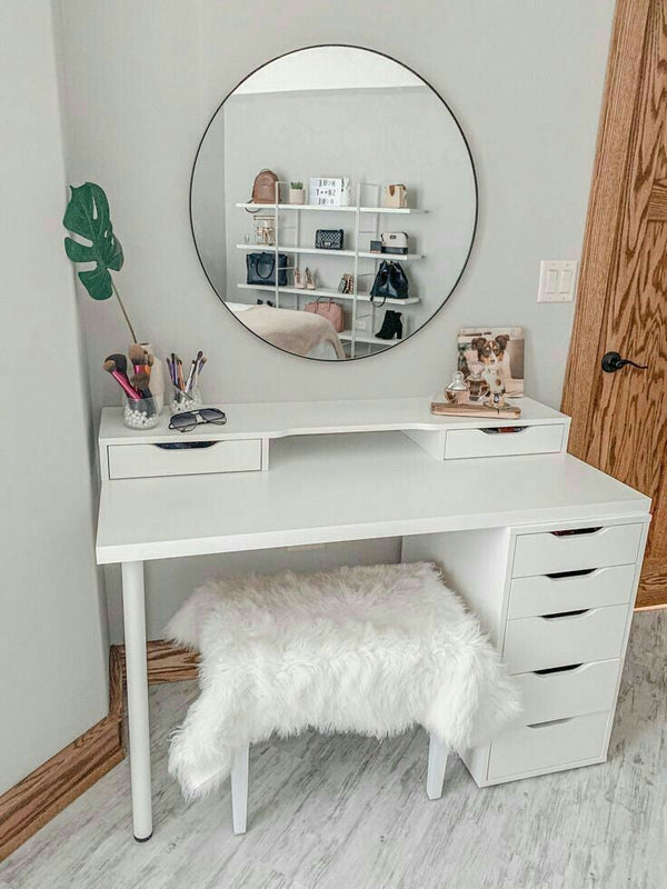 Angel white makeup vanity