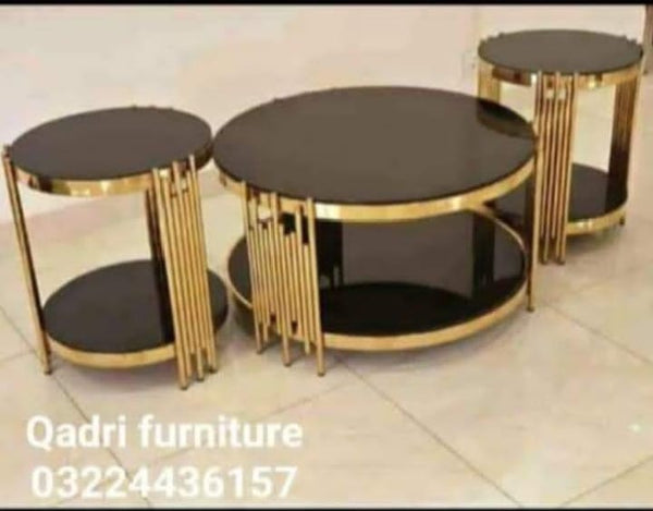 3 table around centre table set