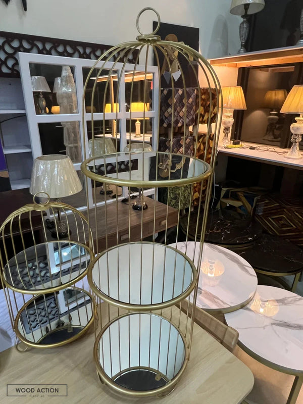 Bird cage 3 shelf