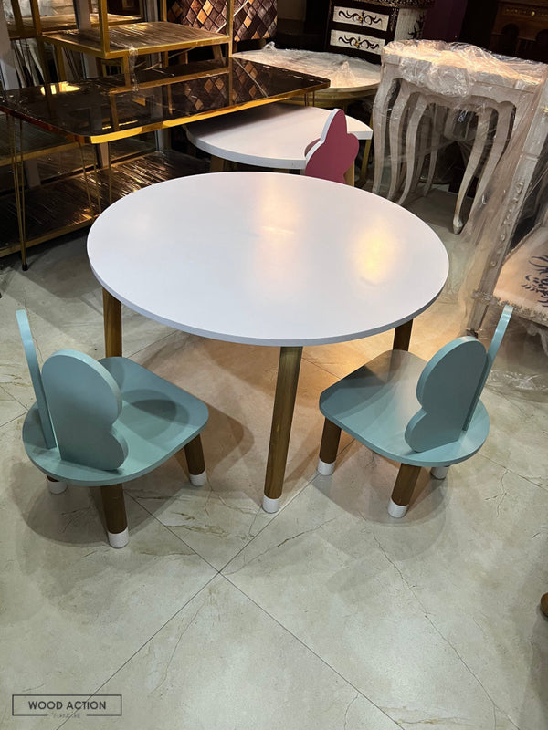 Butterfly Round Table & 2 Chairs