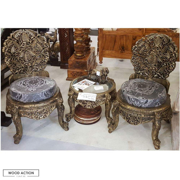 Elegant Chanioti Chairs and Table Set