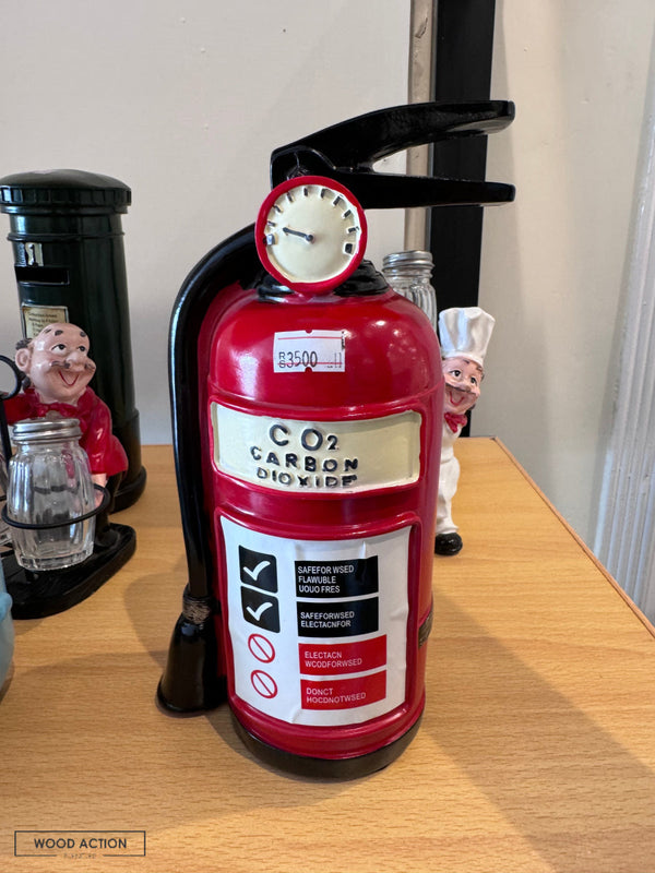 Fire extinguisher money box