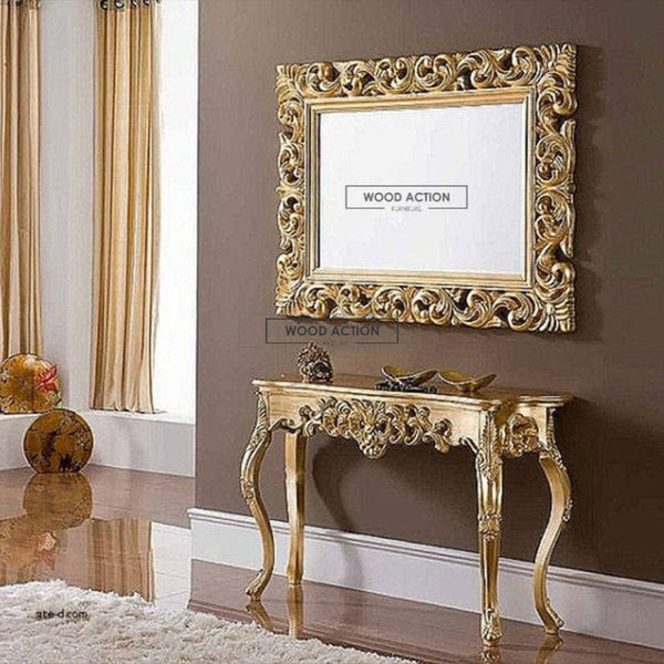 Golden Eye Mirror Console 