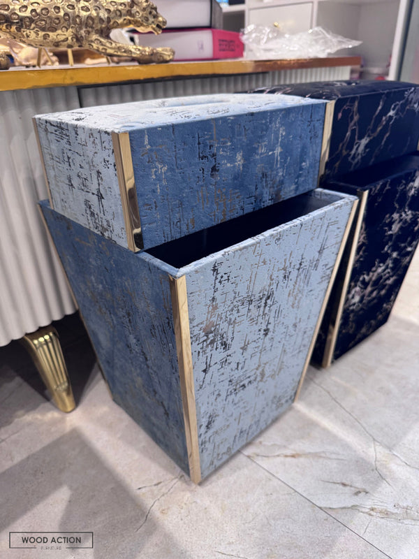 Luxury tissue box and dustbin 003