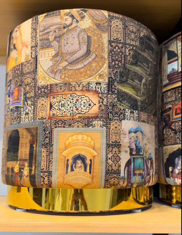 Mughal Premium round Stool 02