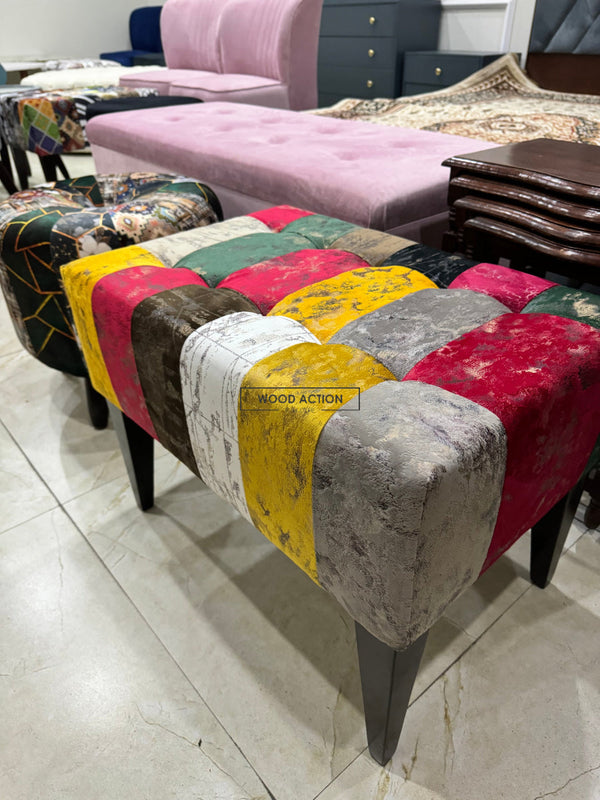 Patchwork stool 001
