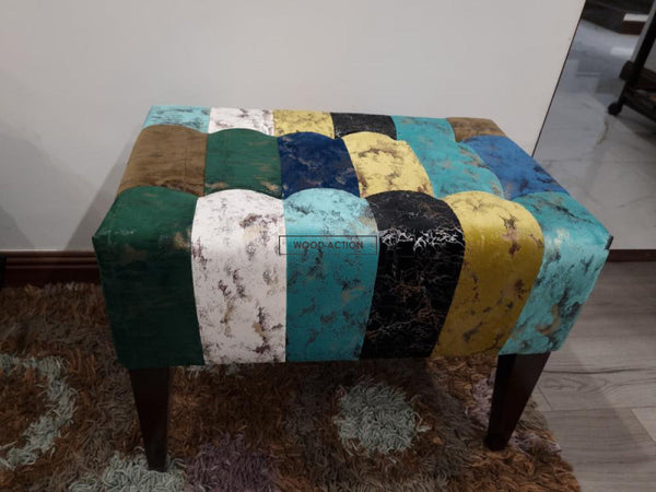 Patchwork stool 006