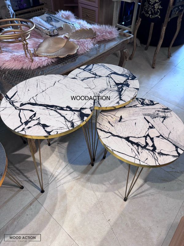 Set of 3 nesting table set of 3 001